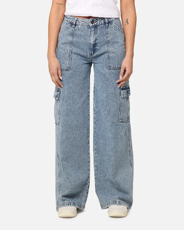 Dickies Women's Voss Aged Denim Jeans Stone Washed Indigo Fashionable Straight Cut Jeans Dickies Women's Voss Aged Denim Jeans Stone Washed Indigo Fashionable Straight Cut Jeans