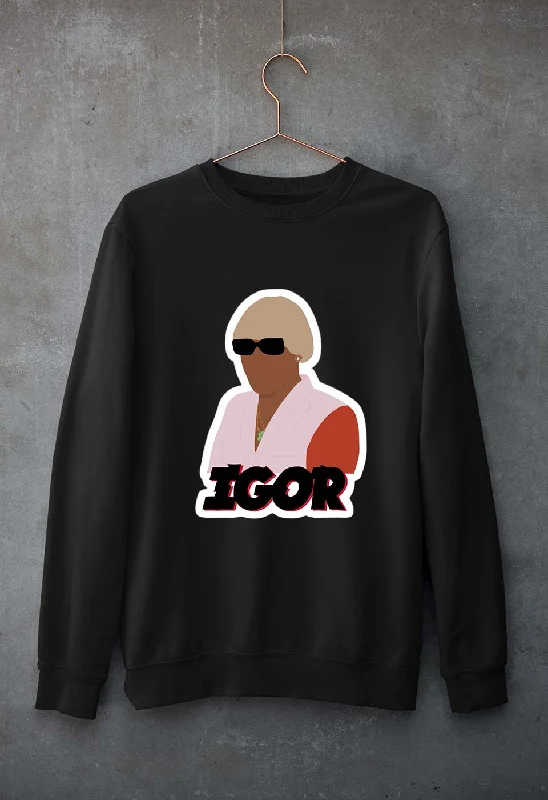 Igor Unisex Sweatshirt for Men/Women Hoodie with Hem Fringe Bohemian Relaxed