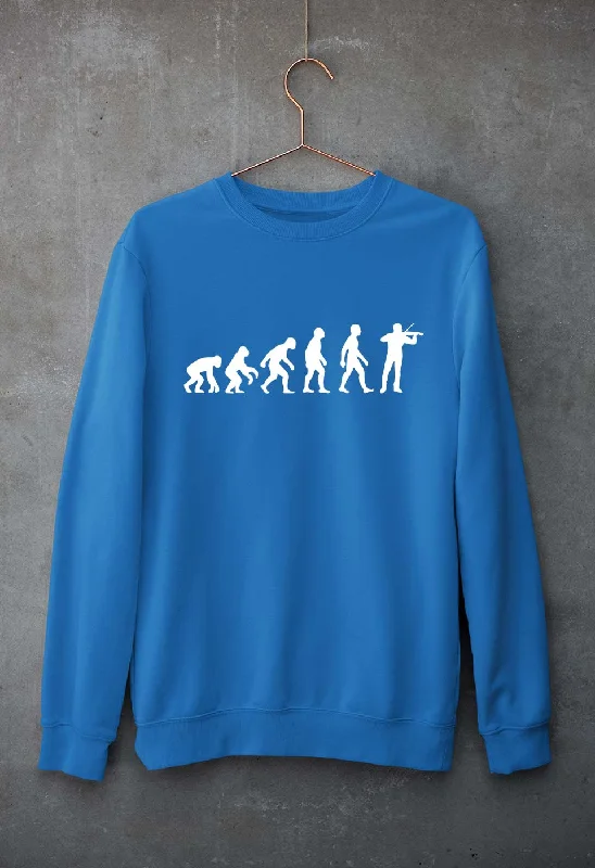 Violin Evolution Unisex Sweatshirt for Men/Women Hoodie with Pattern Geometric Abstract