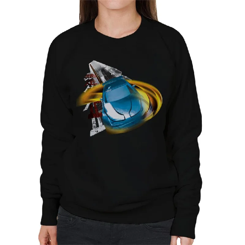 Fast and Furious Tokyo Drift Headlight Blur Women's Sweatshirt Hoodie with Magnetic Closure Innovative Modern Fast and Furious Tokyo Drift Headlight Blur Women's Sweatshirt Hoodie with Magnetic Closure Innovative Modern
