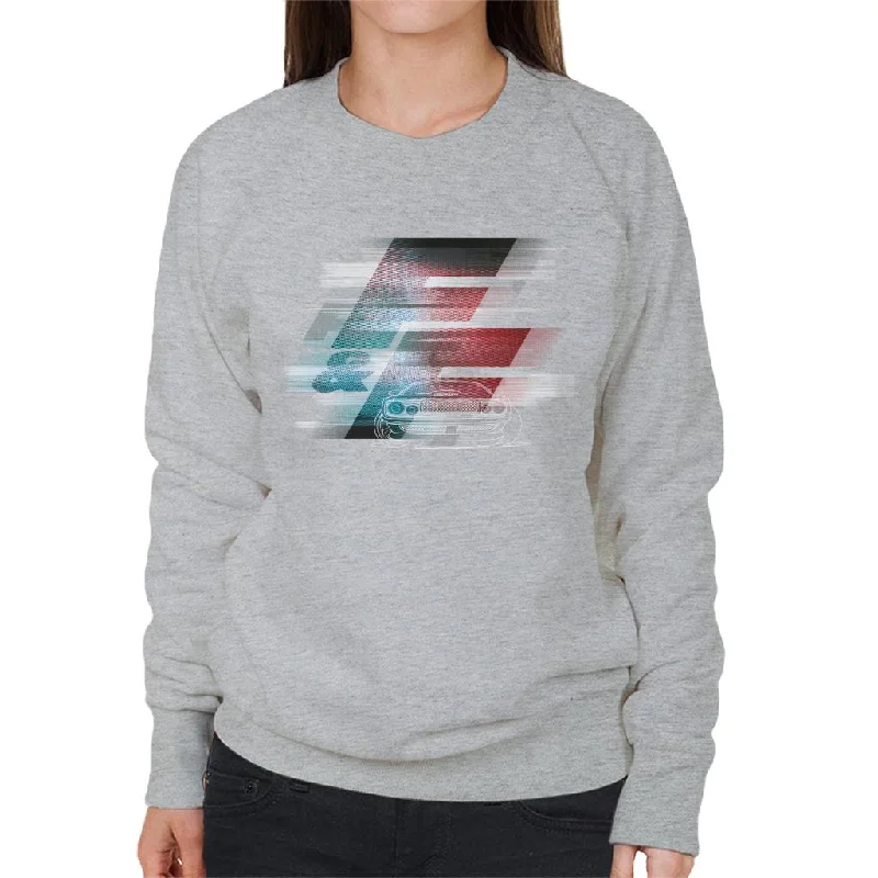 The Fast and The Furious Blurred Logo Women's Sweatshirt Hoodie with Drawcord Adjustable Secure