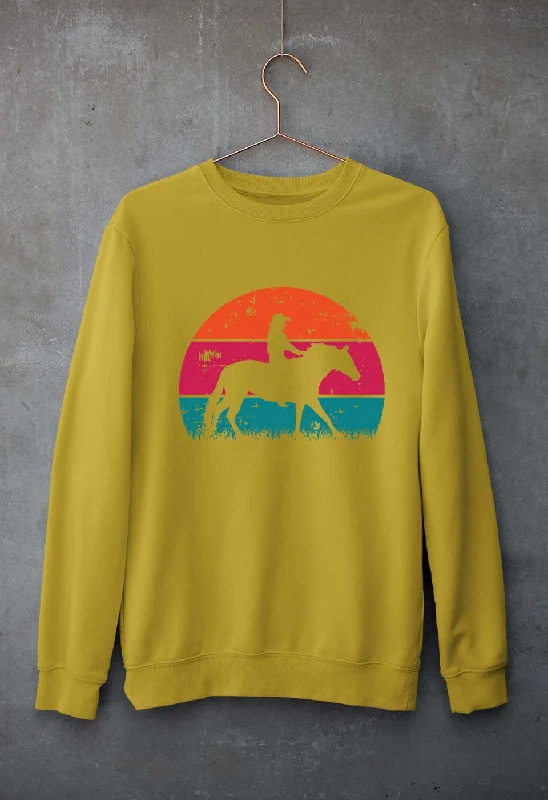 Horse Riding Unisex Sweatshirt for Men/Women Graphic Hoodie Design Print