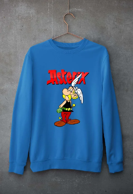 Asterix Unisex Sweatshirt for Men/Women Hoodie with High Neck Warm Protective