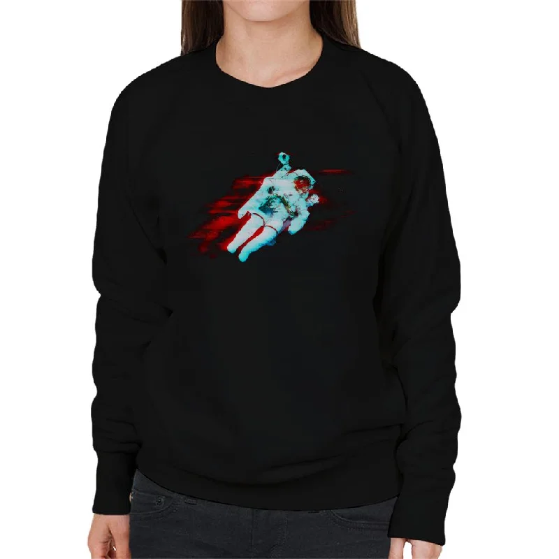 NASA Free Flight Astronaut Women's Sweatshirt Hoodie with Logo Branding Identity