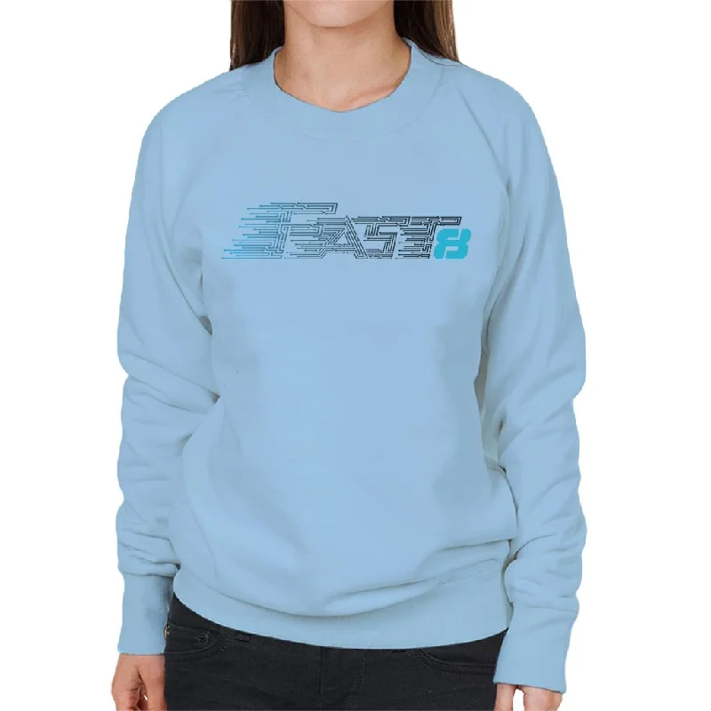 Fast and Furious Fast 8 Blue Women's Sweatshirt Hoodie with Longline Fit Extended Stylish Fast and Furious Fast 8 Blue Women's Sweatshirt Hoodie with Longline Fit Extended Stylish