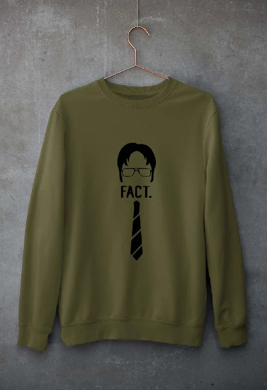 Dwight Schrute Unisex Sweatshirt for Men/Women Hoodie with Half-Zip Sporty Casual