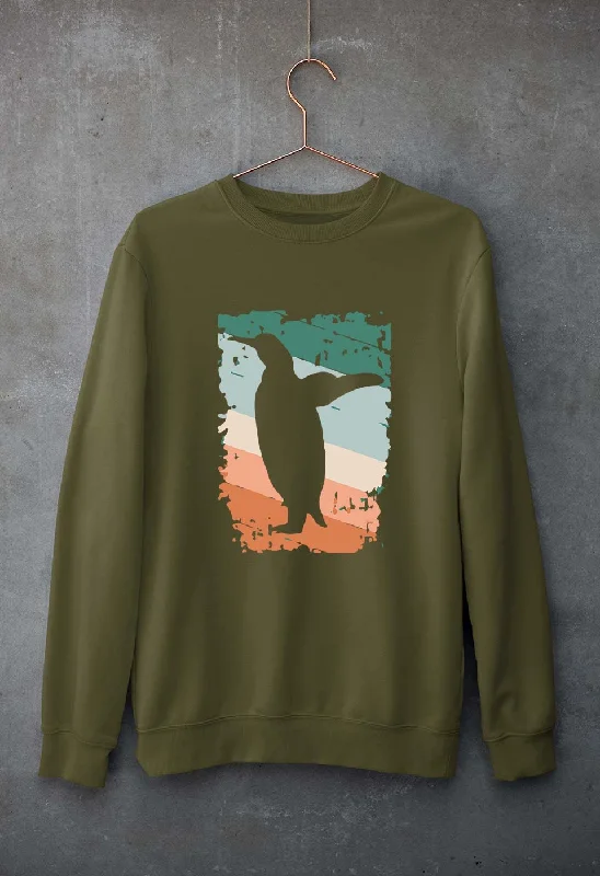 Penguin Unisex Sweatshirt for Men/Women Hoodie with Hood Adjustable Protection