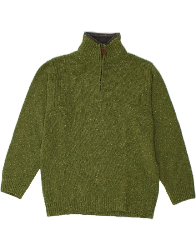 MARLBORO CLASSICS Mens Zip Neck Jumper Sweater Large Green Wool Chenille Fabric Brocade Fabric Lace Fabric MARLBORO CLASSICS Mens Zip Neck Jumper Sweater Large Green Wool Chenille Fabric Brocade Fabric Lace Fabric