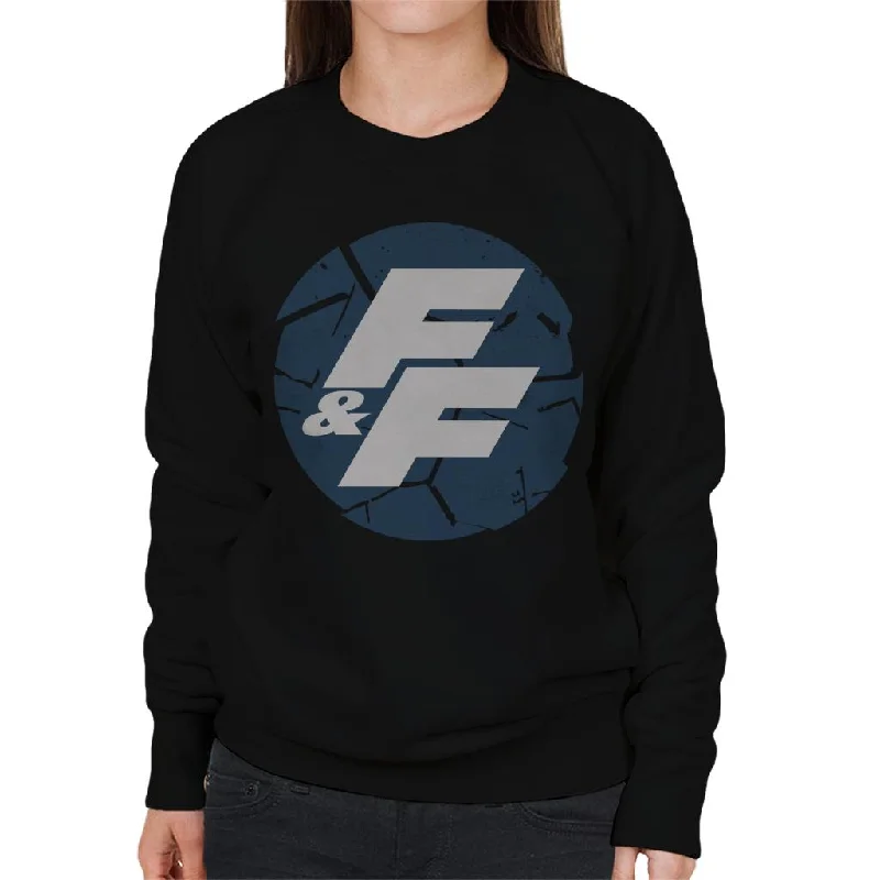 Fast and Furious Shattered Logo Women's Sweatshirt Hoodie with Color Block Contrast Stylish Fast and Furious Shattered Logo Women's Sweatshirt Hoodie with Color Block Contrast Stylish