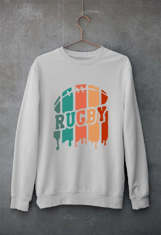 Rugby Unisex Sweatshirt for Men/Women Hoodie with Relaxed Fit Easy Casual