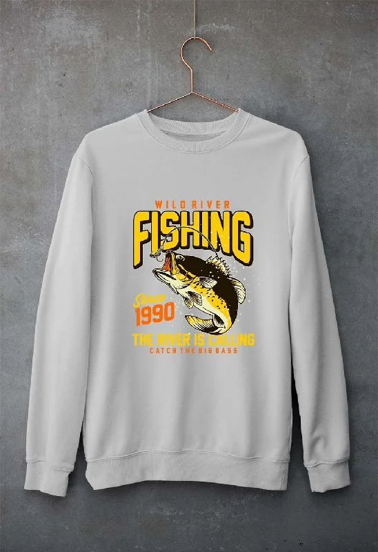 Fishing Unisex Sweatshirt for Men/Women Hoodie with Velcro Closure Adjustable Secure