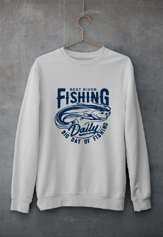 Fishing Unisex Sweatshirt for Men/Women Hoodie with Raglan Sleeves Sporty Comfortable Fishing Unisex Sweatshirt for Men/Women Hoodie with Raglan Sleeves Sporty Comfortable