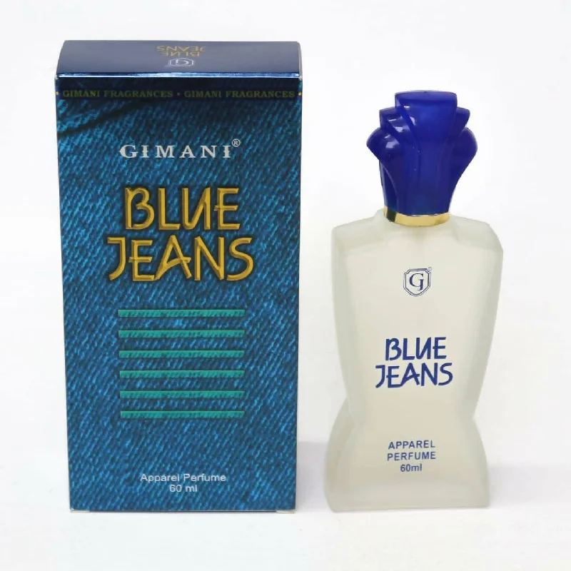 Gimani Blue Jeans for Unisex Perfume (60ml) Chic Rolled Cuff Denim Jeans
