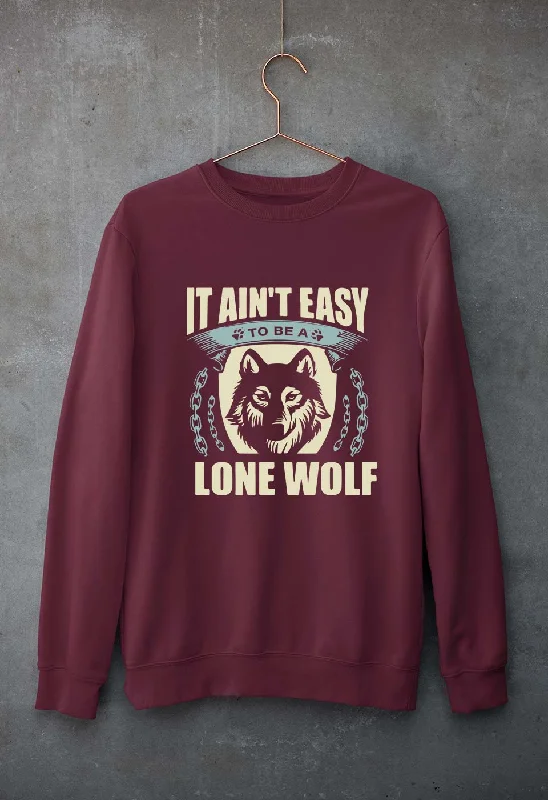 Wolf Unisex Sweatshirt for Men/Women Hoodie with Relaxed Fit Easy Casual