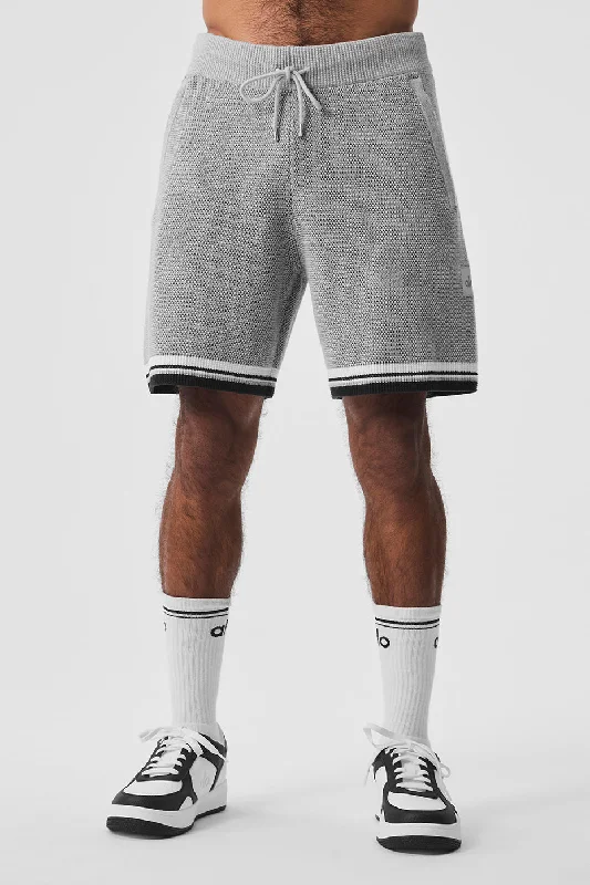 7" Sports Club Sweater Knit Basketball Short - Athletic Heather Grey Wool Fabric Cashmere Fabric Tweed Fabric 7" Sports Club Sweater Knit Basketball Short - Athletic Heather Grey Wool Fabric Cashmere Fabric Tweed Fabric