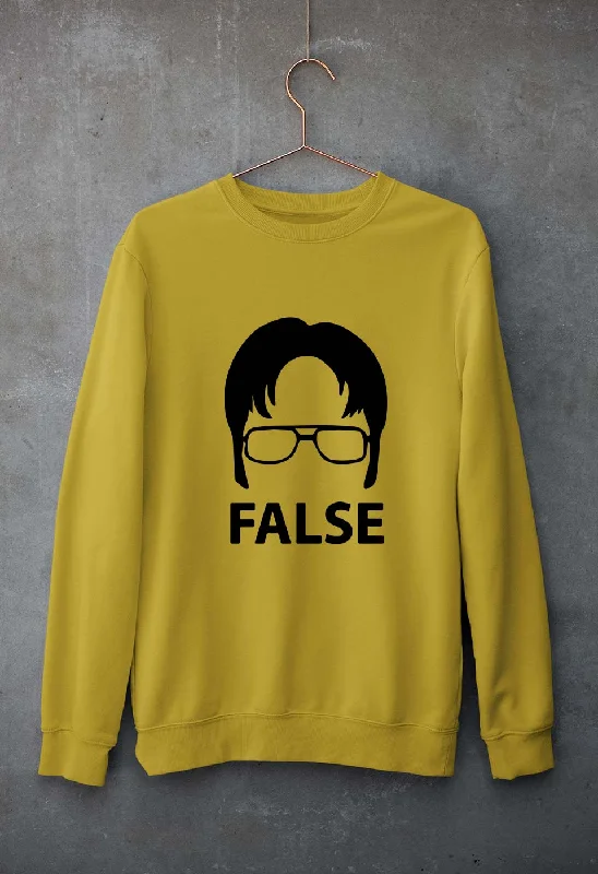 Dwight Schrute Unisex Sweatshirt for Men/Women Hoodie with Hem Detail Decorative Unique