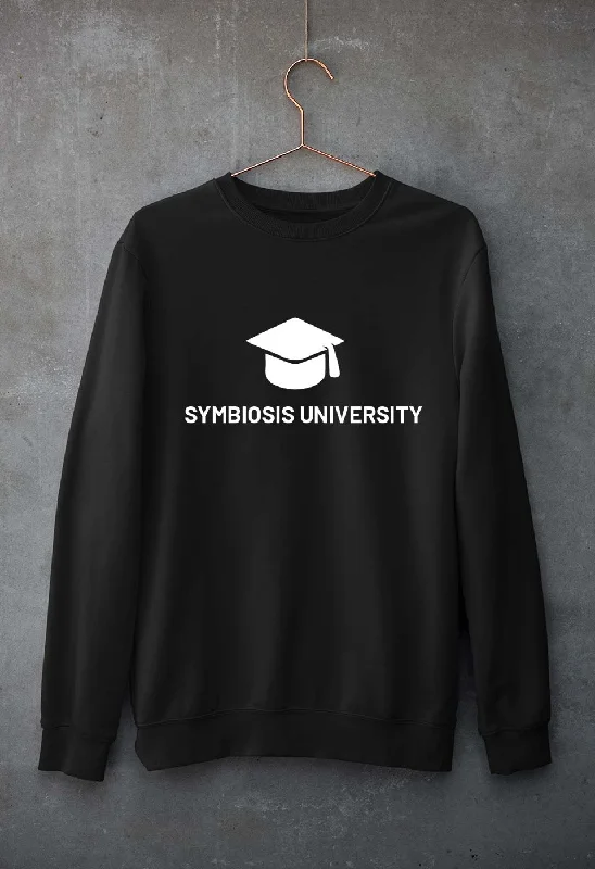 Symbiosis Unisex Sweatshirt for Men/Women Hoodie with Metallic Shiny Futuristic