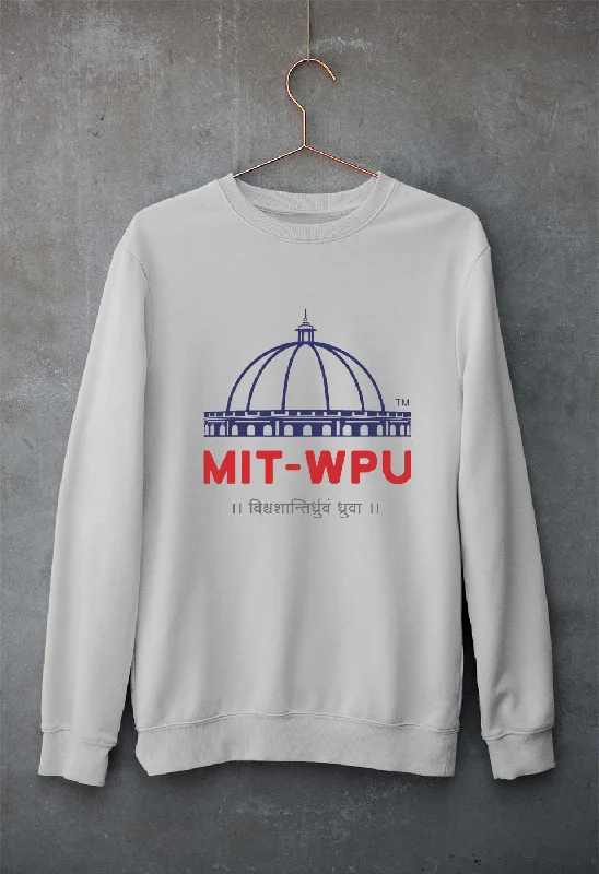 MIT World Peace University Unisex Sweatshirt for Men/Women Hoodie with Velcro Closure Adjustable Secure