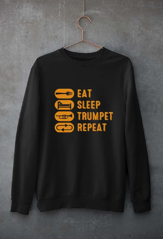 Trumpet Unisex Sweatshirt for Men/Women Hoodie with Snap Buttons Easy Quick
