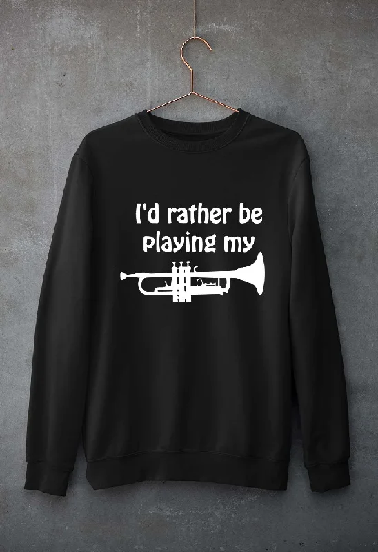 Trumpet Love Unisex Sweatshirt for Men/Women Hoodie Jacket Zipper Layering