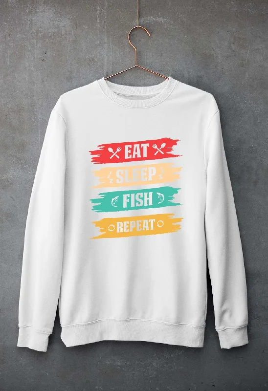 Fishing Unisex Sweatshirt for Men/Women Hoodie with Earth Tones Natural Calm