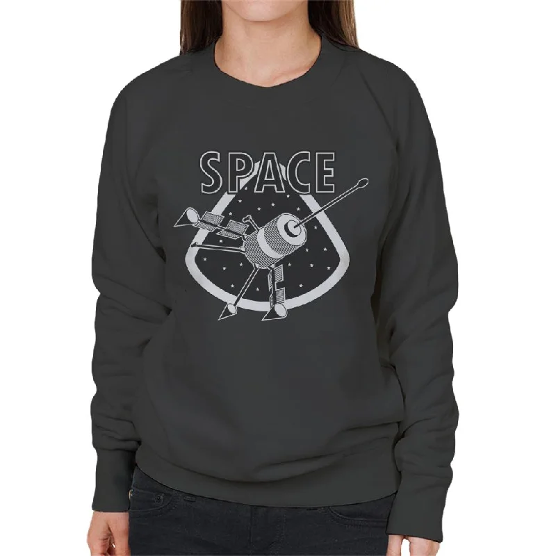 NASA Space Exploration Women's Sweatshirt Hoodie with Camouflage Military Edgy