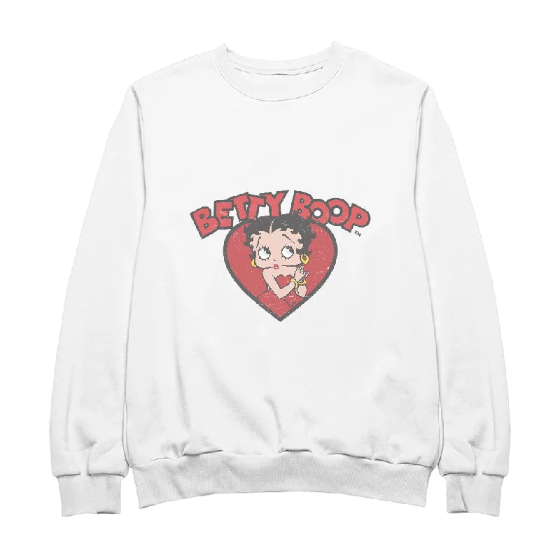 Betty Boop Love Red Dress Women's Sweatshirt Hoodie Jacket Zipper Layering