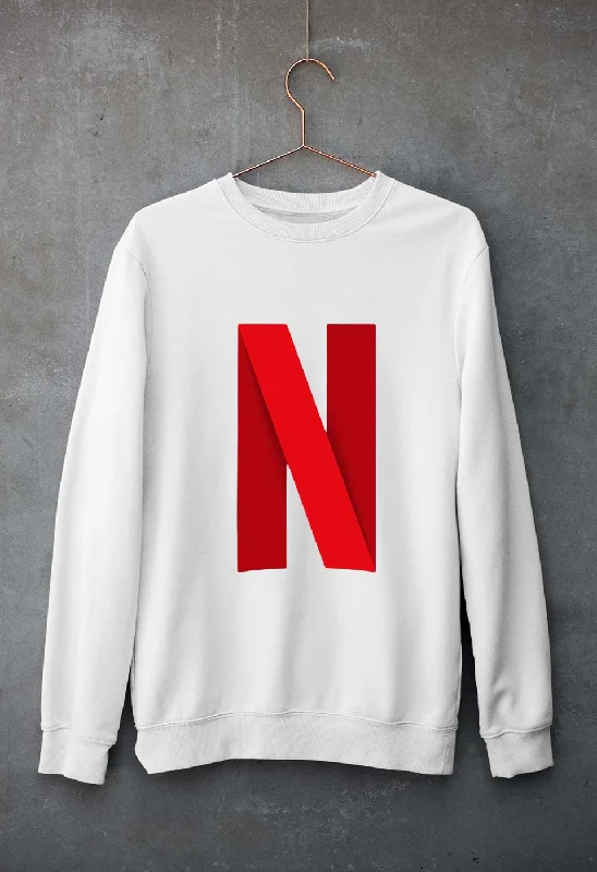 Netflix Unisex Sweatshirt for Men/Women Hoodie with Drop Shoulder Relaxed Streetwear Netflix Unisex Sweatshirt for Men/Women Hoodie with Drop Shoulder Relaxed Streetwear