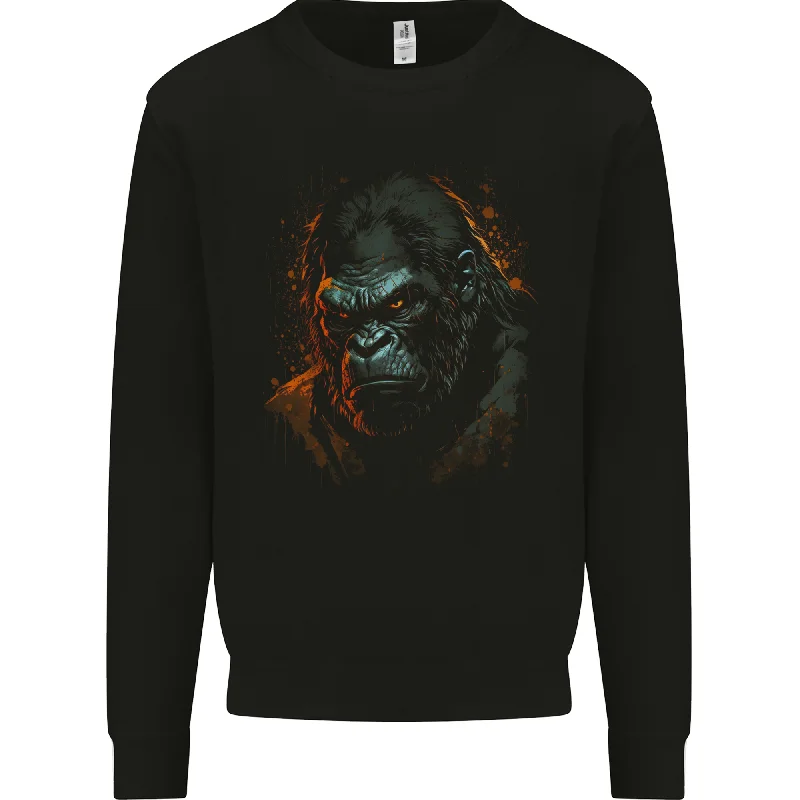 A Mean Gorilla Mens Sweatshirt Jumper Hoodie Sweatshirt Pullover