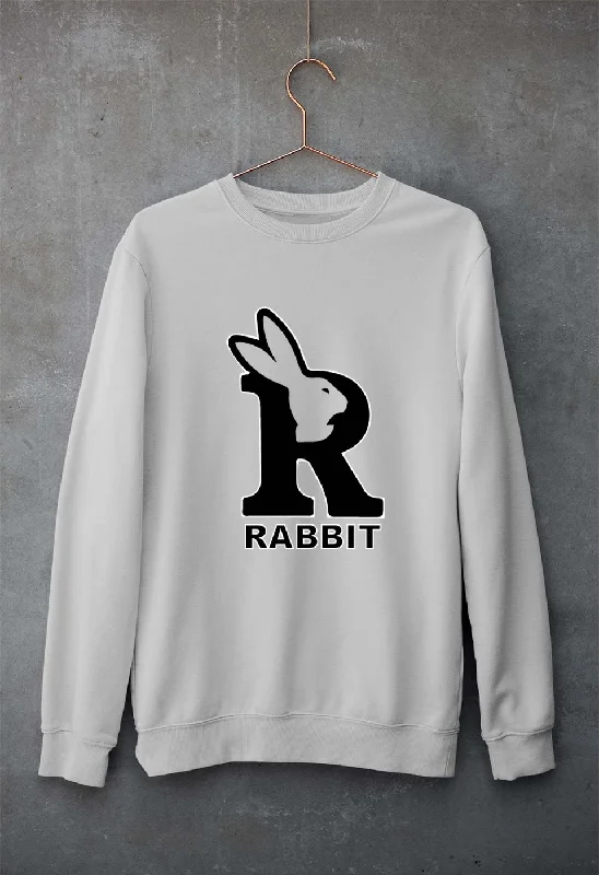 Rabbit Bunny Unisex Sweatshirt for Men/Women Cotton Hoodie Fleece Lining Warmth