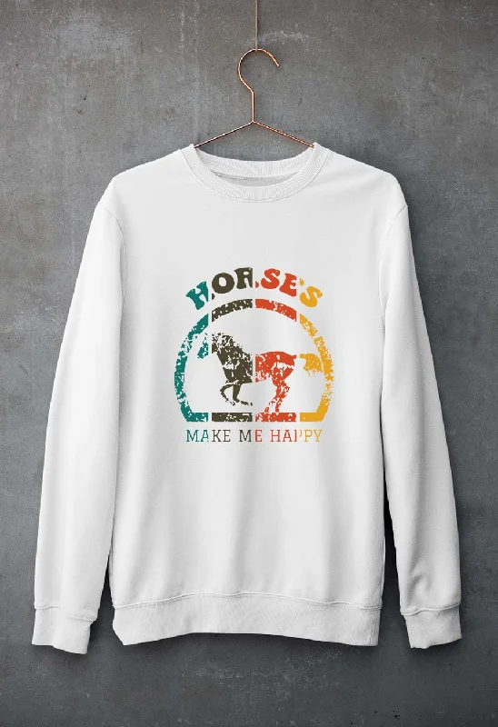 Horses Unisex Sweatshirt for Men/Women Hoodie with Elastic Waist Stretchable Comfortable Horses Unisex Sweatshirt for Men/Women Hoodie with Elastic Waist Stretchable Comfortable