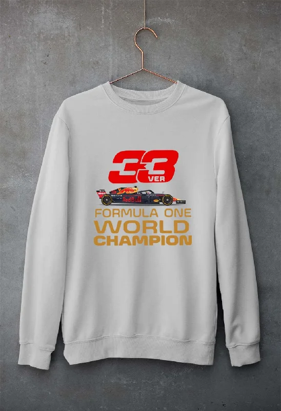 Max Verstappen F1 World Championship Unisex Sweatshirt for Men/Women Hoodie with Elastic Waist Stretchable Comfortable