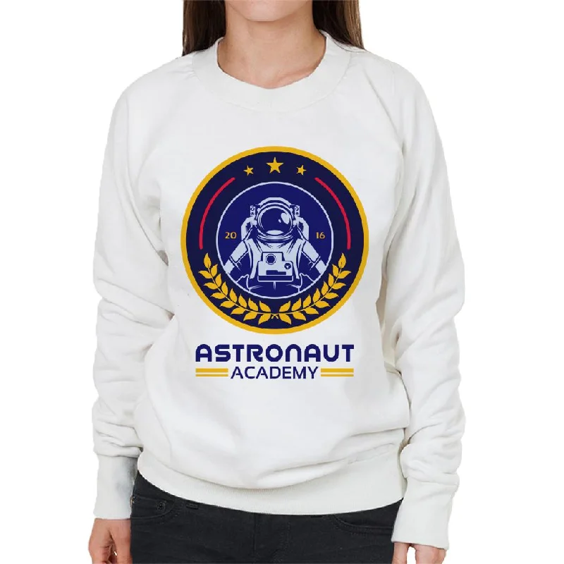 NASA Astronaut Academy Women's Sweatshirt Hooded Sweatshirt Casual Wear Street Style