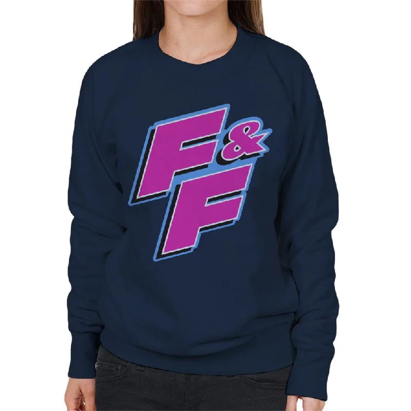 Fast and Furious FF Pink Logo Women's Sweatshirt Hoodie Sweatshirt Pullover