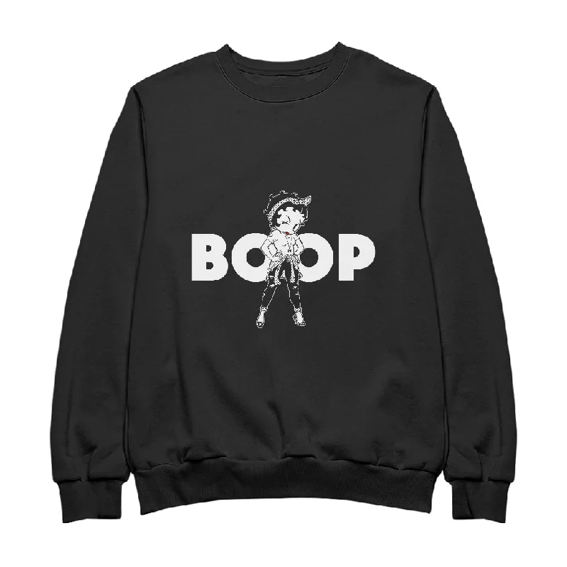 Betty Boop Power Women's Sweatshirt Hoodie with Mesh Breathable Sporty
