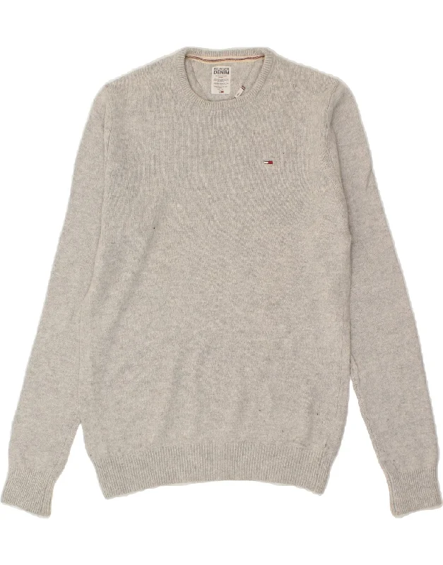 TOMMY HILFIGER Mens Boat Neck Jumper Sweater Small Grey Cotton Lightweight Heavyweight Midweight TOMMY HILFIGER Mens Boat Neck Jumper Sweater Small Grey Cotton Lightweight Heavyweight Midweight