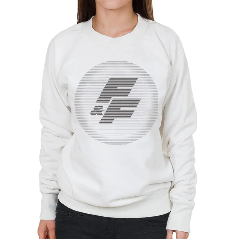Fast and Furious FF Logo Women's Sweatshirt Hoodie with Ribbed Neckline Snug Warm