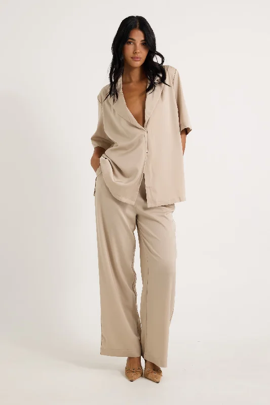 Zelda Pant Mocha Comfortable Jogger Trousers