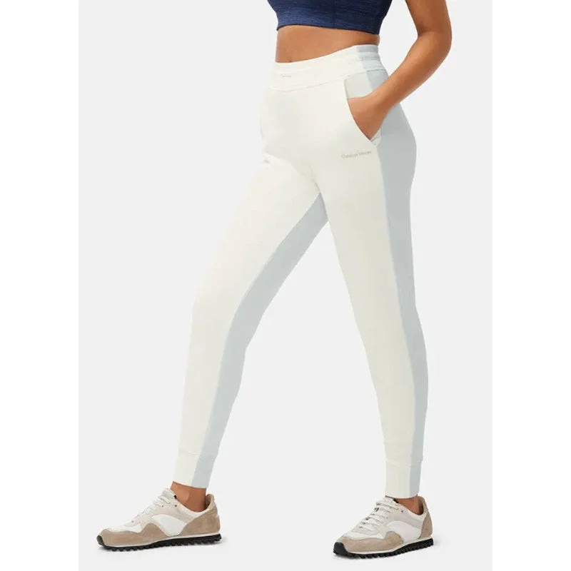 OUTDOOR VOICES Women's Soft Cotton Jogger XS White Grey Dove/Bone Pants NWT Stylish Casual Pants