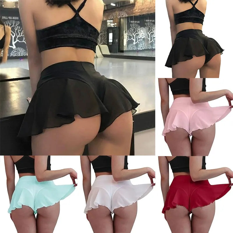 Women Tennis Skirt Pants Anti-emptied Shorts High Waist Pole Dance Ruffled Sports Sexy Mini Tight Pleated Fitness Yoga Summer Comfy Zip-Up Pants Women Tennis Skirt Pants Anti-emptied Shorts High Waist Pole Dance Ruffled Sports Sexy Mini Tight Pleated Fitness Yoga Summer Comfy Zip-Up Pants