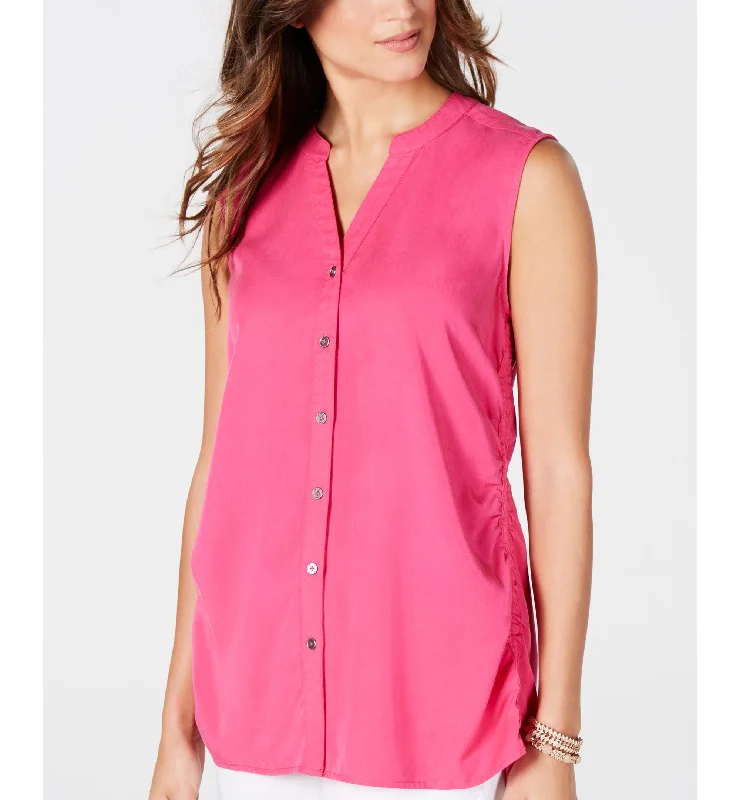 Style & Co Sleeveless Blouse Puff Sleeve Blouse