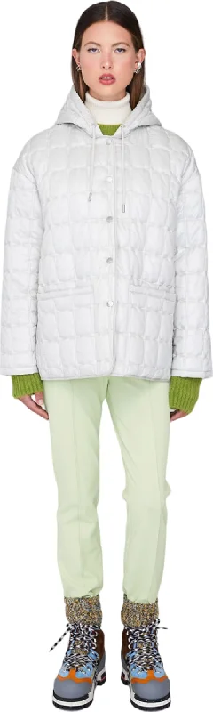 Emily Lightweight Hooded Quilted Jacket - Oversized - Women's|-|Manteau léger matelassé à capuchon Emily - Surdimensionnée - Femme Hooded Caped Shawl Collar