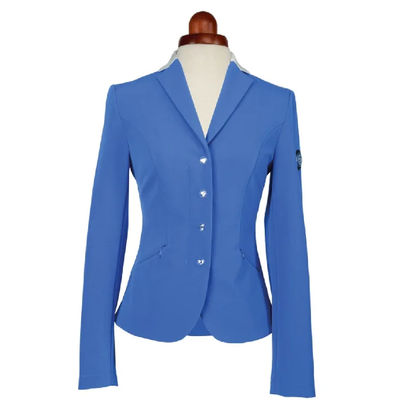 Shires Aubrion Queensbury Ladies Show Jacket Mesh Fabric Canvas Fabric Denim Fabric