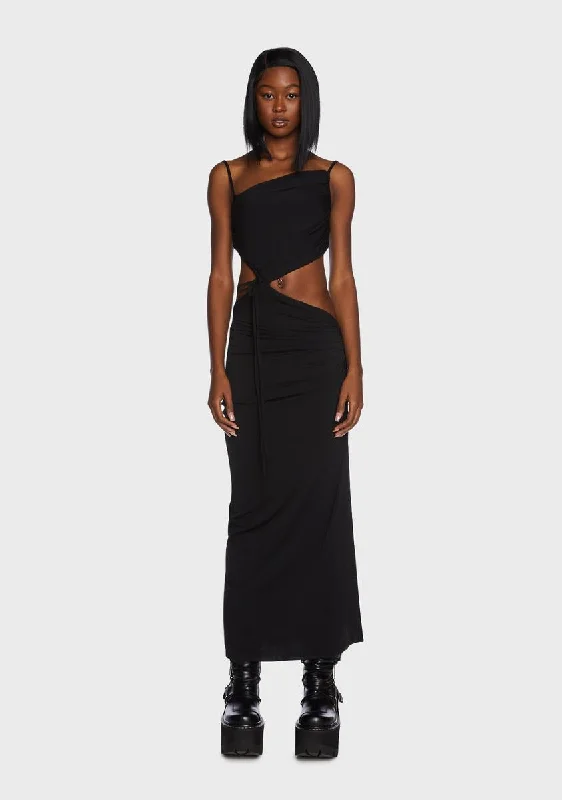 Pose On Point Maxi Dress Comfortable Maxi Dress with Sleeves