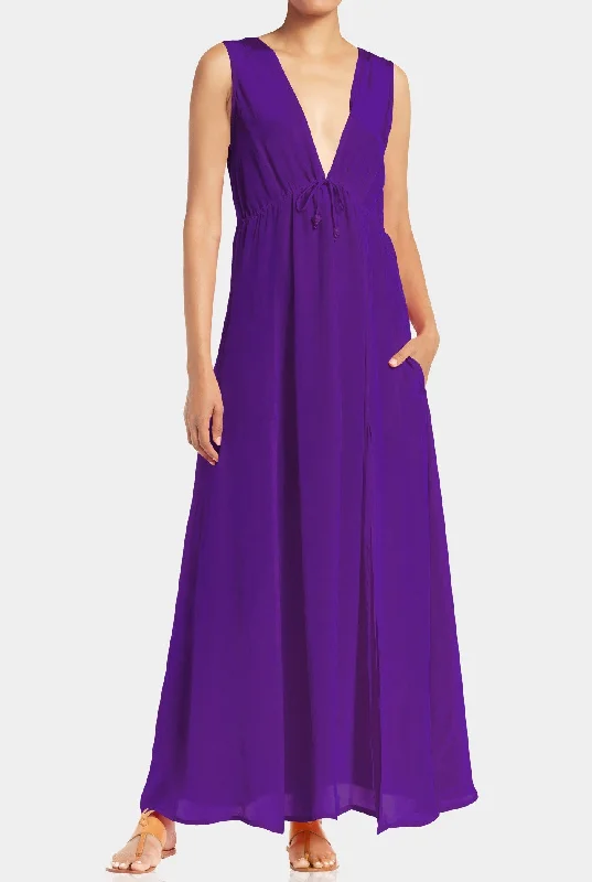 Purple Maxi Dress for Women Classic Black Maxi Dress