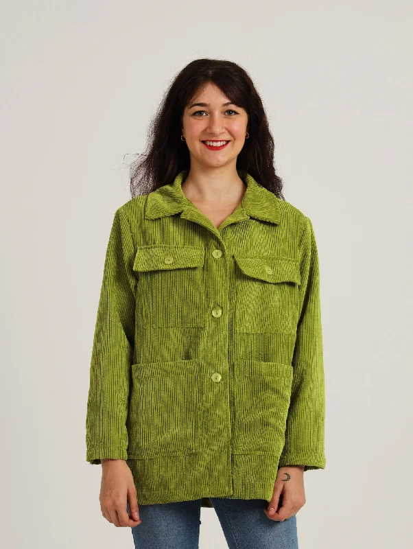 Jasmin Jacket- Chartreuse Trench Coat Raincoat Waterproof Jacket