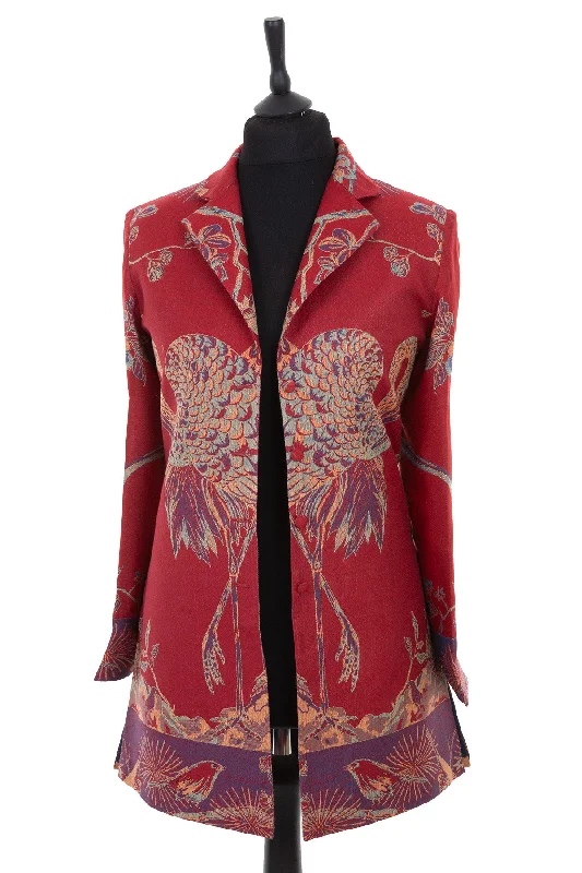 Sicily Jacket in Venetian Red Striped Jacket Polka Dot Jacket Floral Jacket