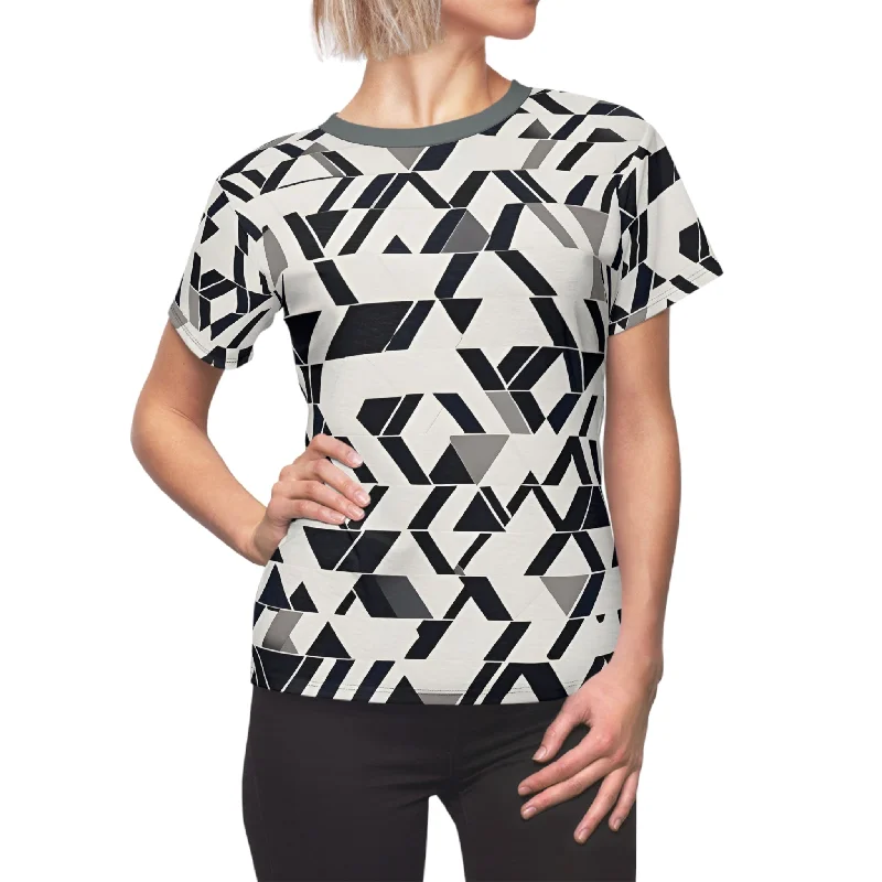 Black an White Maps (BKS)🖤Women's Cut & Sew Tee Chenille Fabric Brocade Fabric Lace Fabric Black an White Maps (BKS)🖤Women's Cut & Sew Tee Chenille Fabric Brocade Fabric Lace Fabric