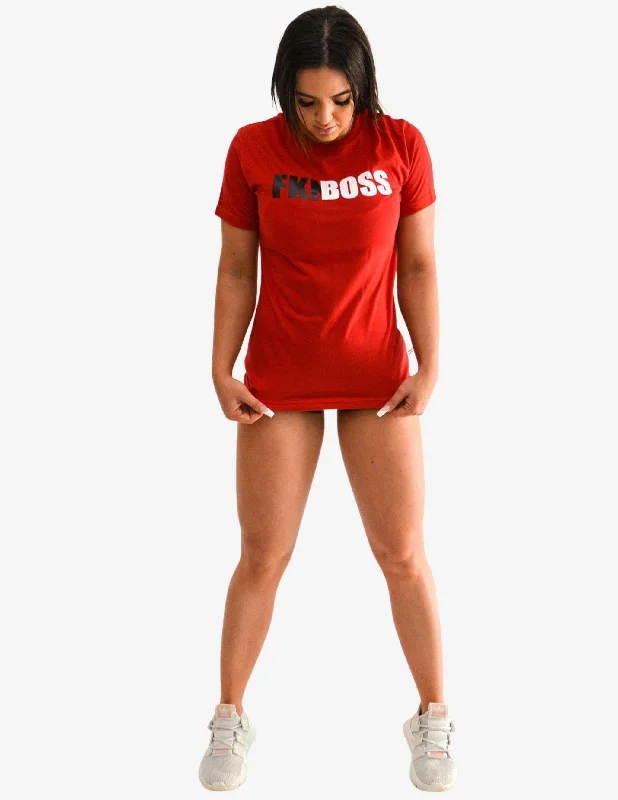 FKNBOSS | Women's Gym T-shirt Plaid T-Shirt Polka Dot Checkered