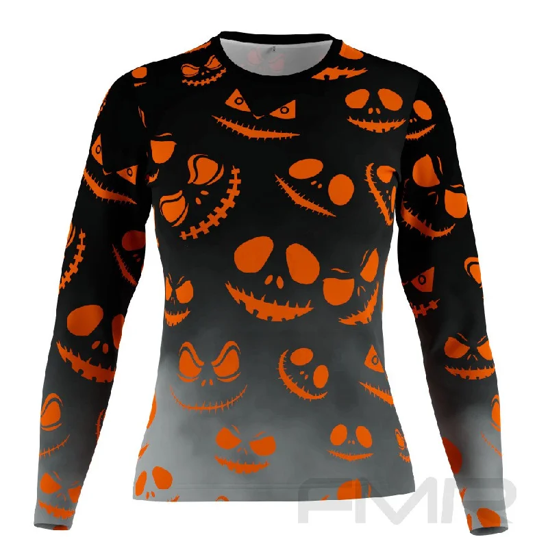 FMR Women's Halloween Print Long Sleeve Running Shirt Chenille Blend Fleece Blend Nylon Blend FMR Women's Halloween Print Long Sleeve Running Shirt Chenille Blend Fleece Blend Nylon Blend